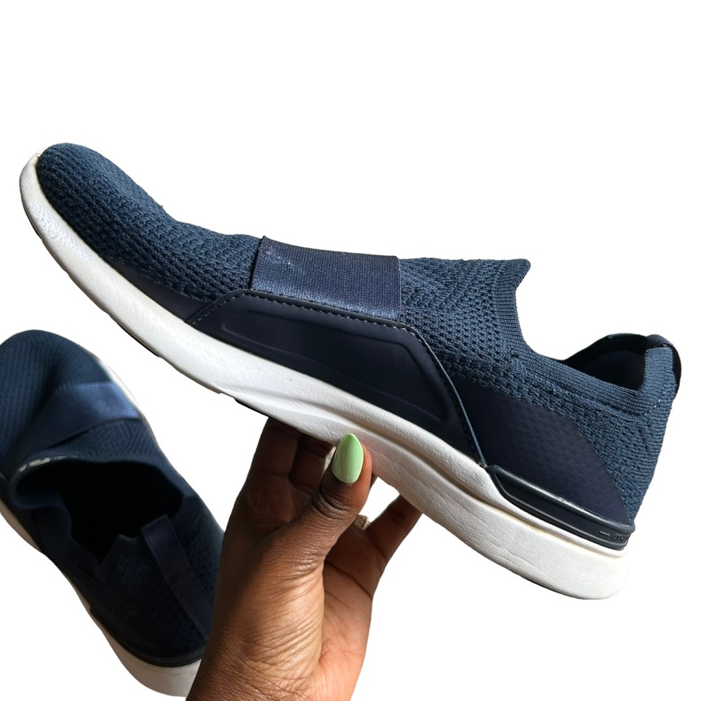 APL Women's Navy Slip-On Knit Sneakers - Picture 12 of 16